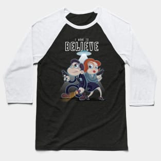 I Want To Belive Baseball T-Shirt